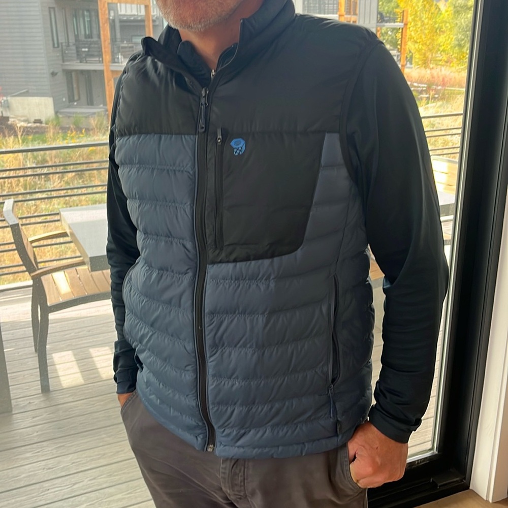 Mountain Hardware down vest with inside pockets